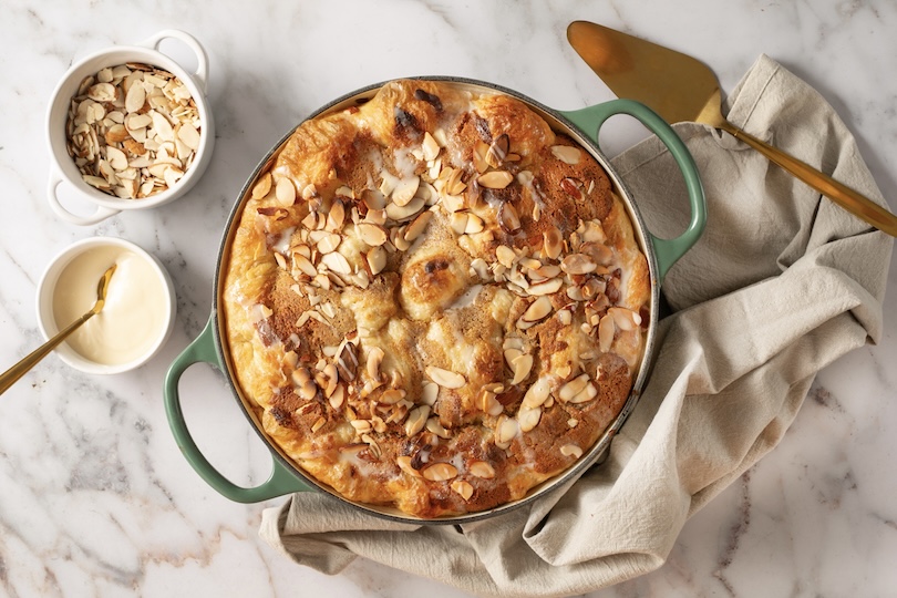Almond Croissant Focaccia